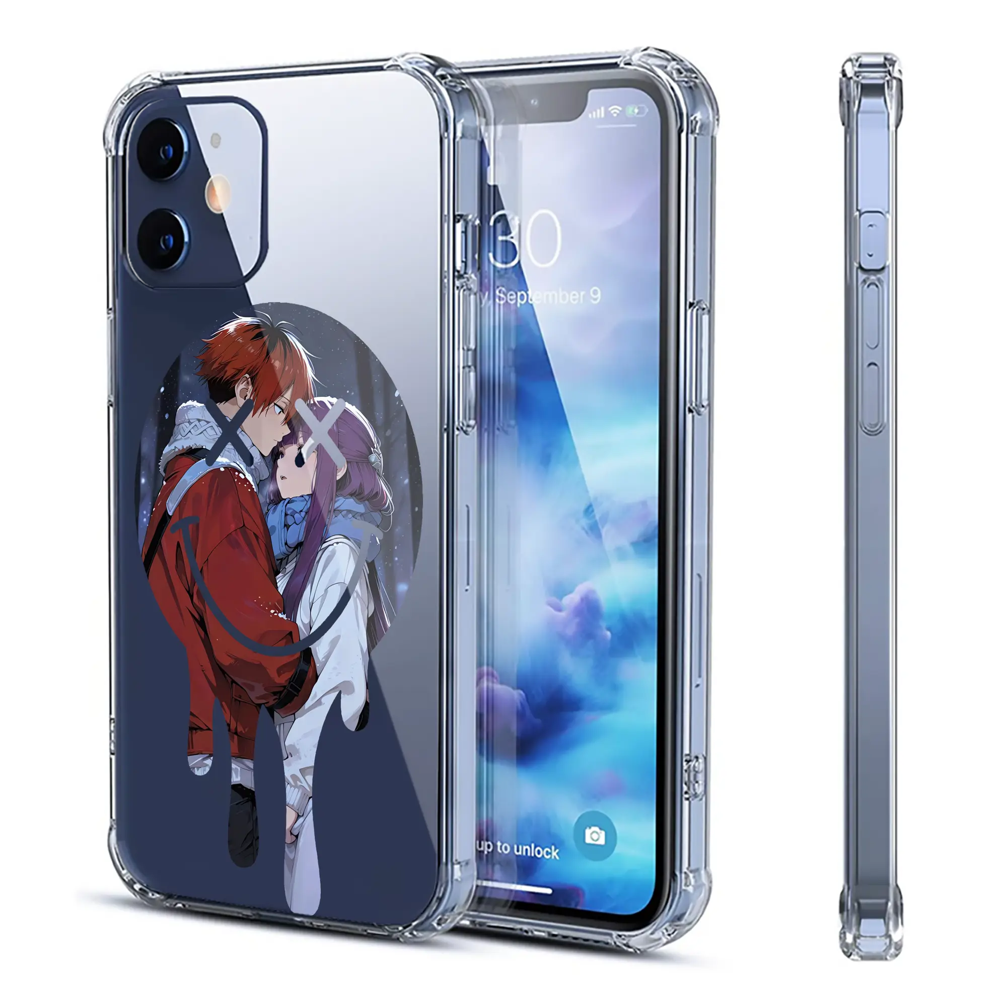 葬送のフリーレン（Frieren） グッズ,シュタルク（Stark） - IPhone 12シリーズ対応 ・ 透明スマホケース ・ クリアソフトケース ・ TPU素材 ・ 耐衝撃 ・ 高密着 ・ 防汚 防指紋 ・ 簡単着脱